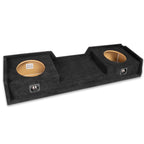 NVX Dual 10" Empty Sub Box for Silverado/Sierra Extended Cab 1996-2006