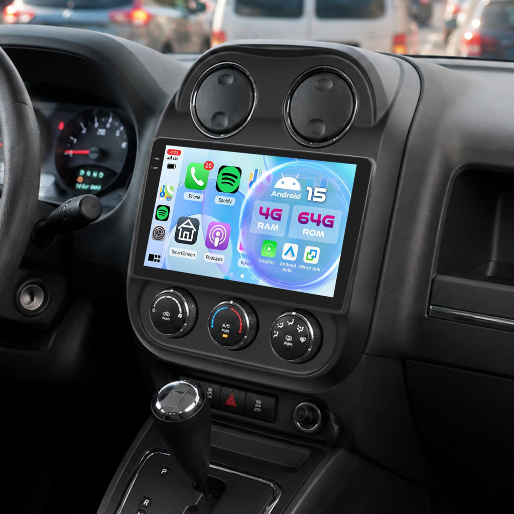 [8Core 6+128G]Android Car Radio for Jeep Compass Patriot 2010-2016 with GPS