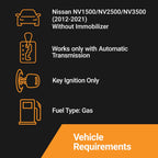 Start-X Remote Starter Kit for Nissan NV1500/NV2500/NV3500 (2012-2021)