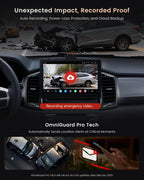 P10 9" CarPlay Screen for Car, Wireless CarPlay & Android Auto GPS Navigation, Built-in 4G LTE, Up to 30-Day Parking Monitor, Remote Live View, Dual 1080P Dash Cam, QLED Display, ChatGPT & Gemini AI