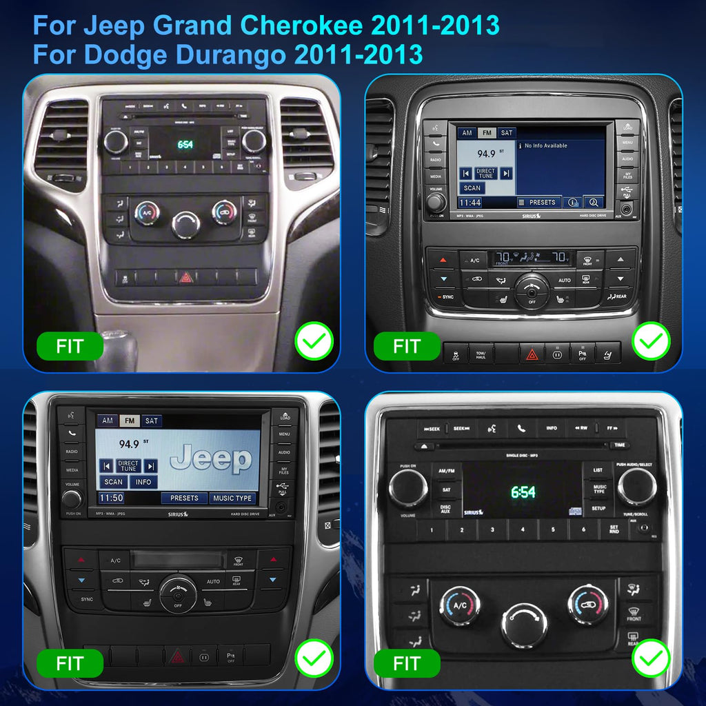 5GWiFi Car Radio for Jeep Grand Cherokee 2011-2013, Dodge Durango 2011-2013