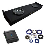 Alpine SWT-10S4 Dual 10" Sub Box S-A60M Amp Fits 2015-2025 F150 SuperCrew