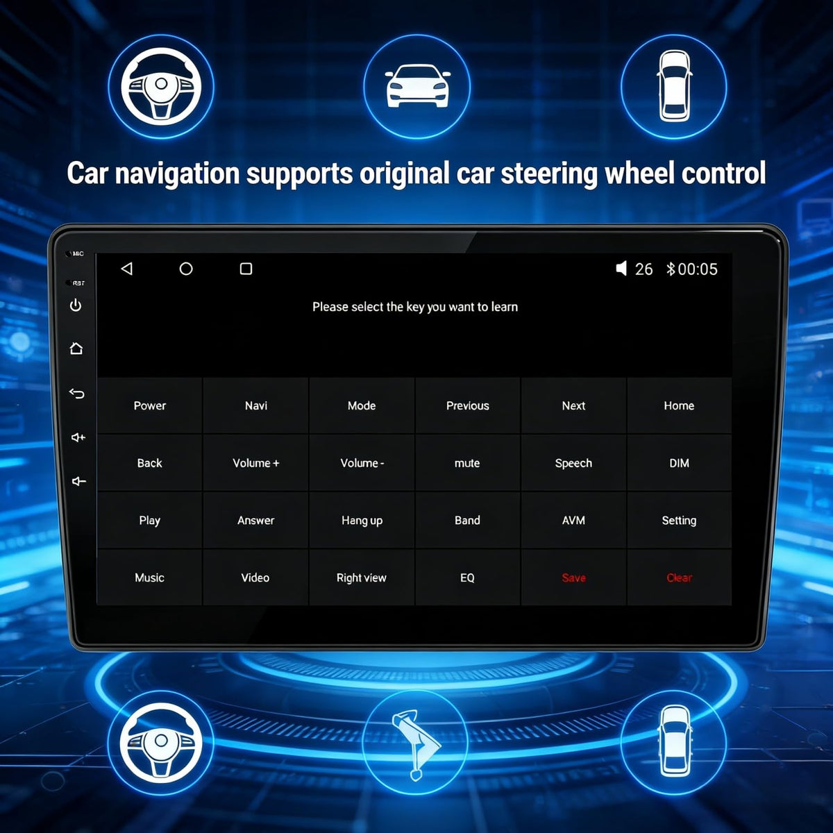 6+64GB Qualcomm Octa Core Android Car Stereo for Toyota 4Runner 2003-2009