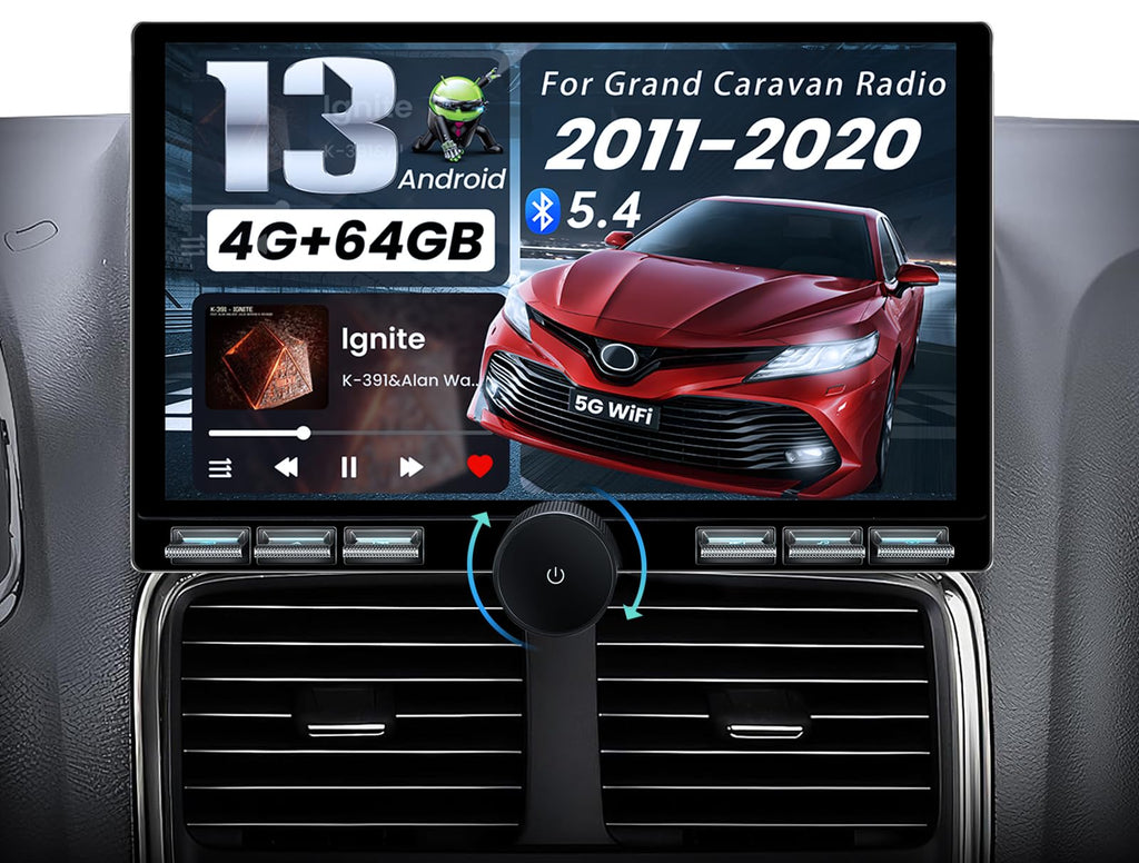 [4+64G] Car Radio for Dodge Grand Caravan 2011-2020