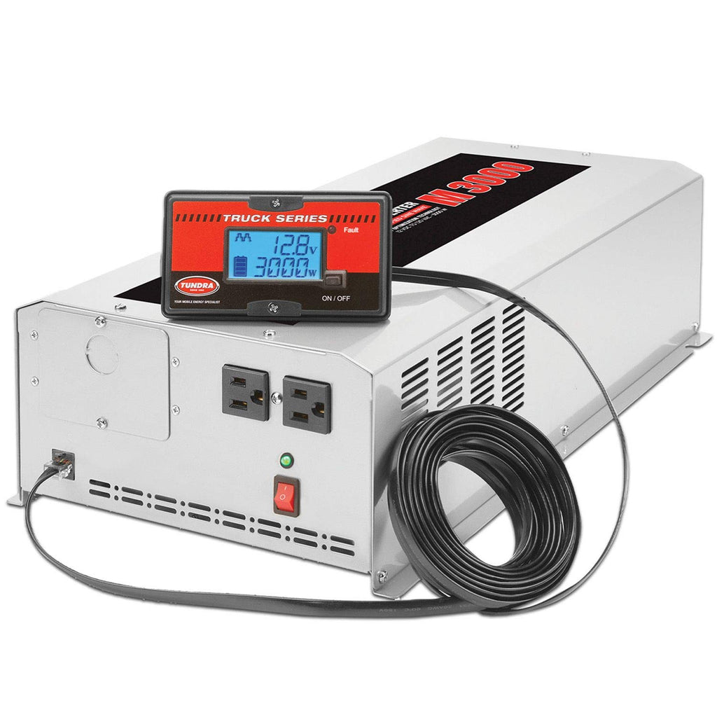 Tundra M Series - Truck Power Inverter - Modified Sine Wave 2500W / 12 Volts DC to 120 Volts AC - M2500