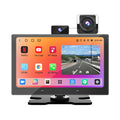 P6 9.1" Wireless CarPlay Screen with Dash Cam & Rear Camera