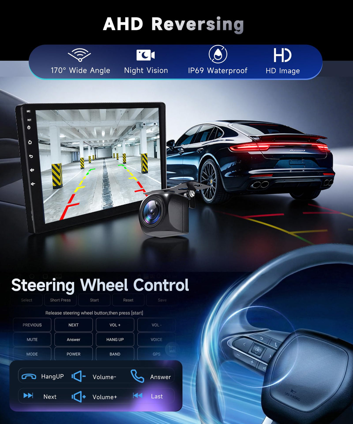 8 Core 6G+128G Android Car Stereo for Chevrolet Silverado/GMC Yukon 2007-2014 with Wireless Carplay Android Auto,10.1 Inch Touch Screen Car Radio