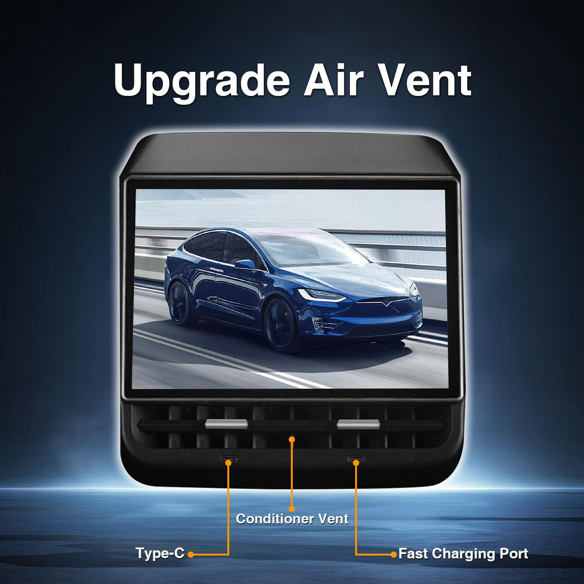 8.66" Rear Screen Compatible with Tesla Model Y 2019-2024 & 3 2019-2023