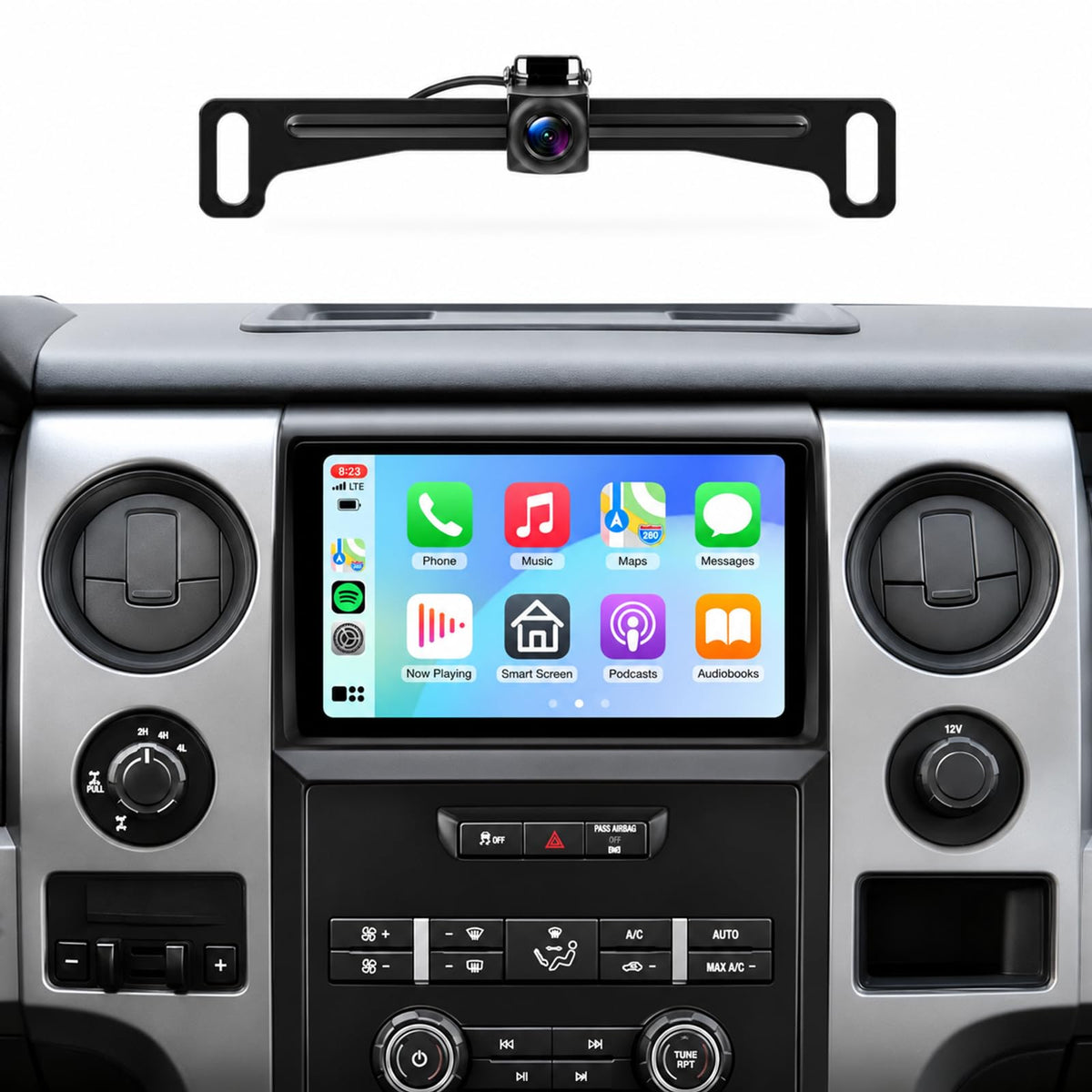 4G+128G Android 15 Car Radio for Ford F150 2009-2014, Wireless CarPlay