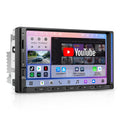 S8 Gen4 7" Android Double DIN Car Stereo with 4G LTE, Wireless CarPlay & Android Auto, QLED Touchscreen, DSP 4V Pre-Outs, Optical Out, HDMI in/Out, GPS Tracker, LED Sync Bar, S84G2D7PB