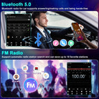 9.7" Car Radio for Car Radio for 2006 2007 2008 Dodge Ram 1500 2500 3500 [2+32G] with Wireless Carplay Android Auto Bluetooth Touchscreen Stereo GPS/SWC/FM