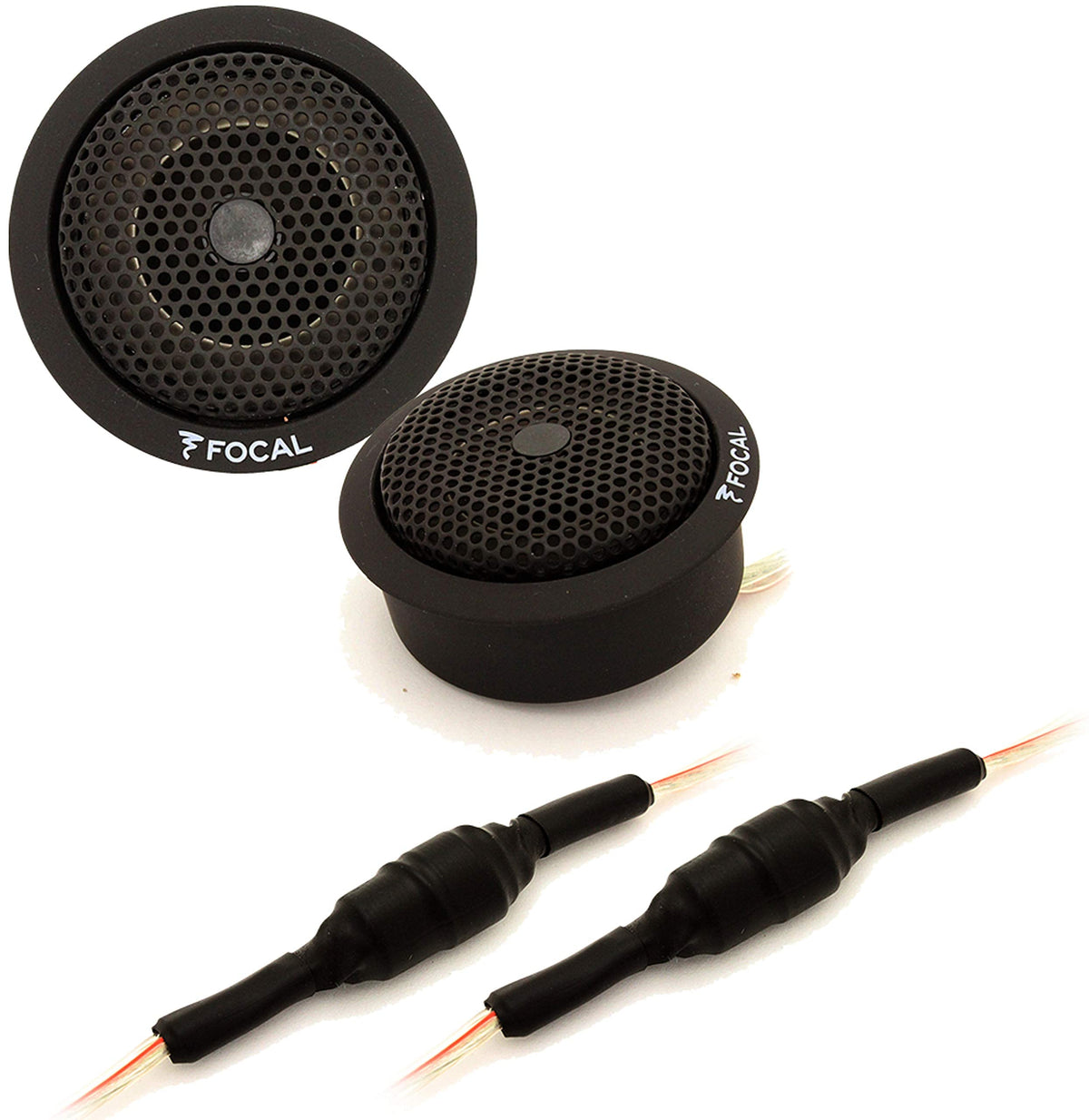 Focal TN-F Aluminum Dome Flax Series Car Audio Tweeters with Crossovers