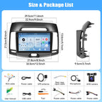 [6+128G] 8-Core Android 15 Car Radio Stereo for Hyundai 2007-2010