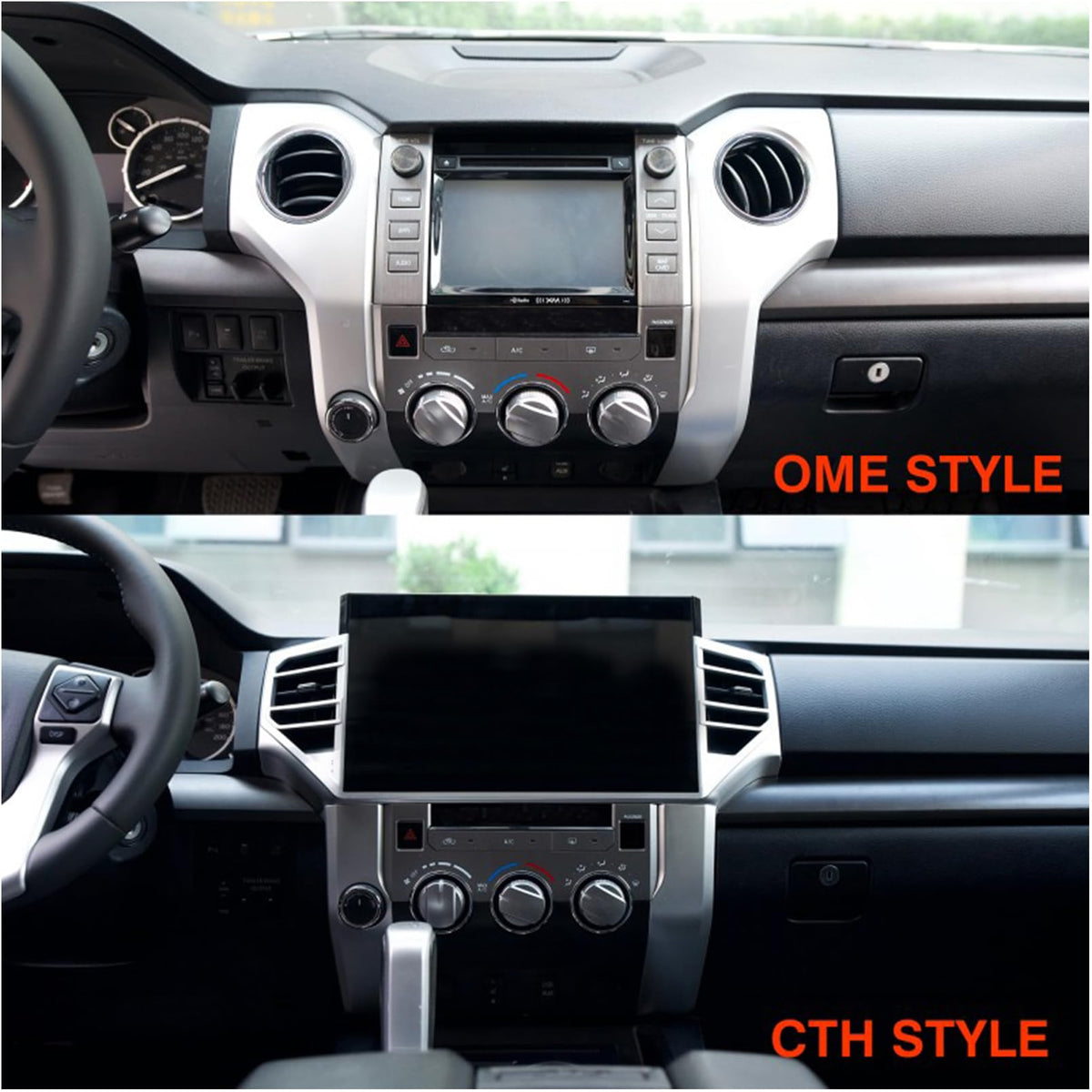 ITrims 14.6" Android 12+ C12 Car Multimedia Stereo Radio Audio GPS Navigation Sat Nav Head Unit for Toyota Tundra 2014-2021 Accessories Replacement Black (12+256G)