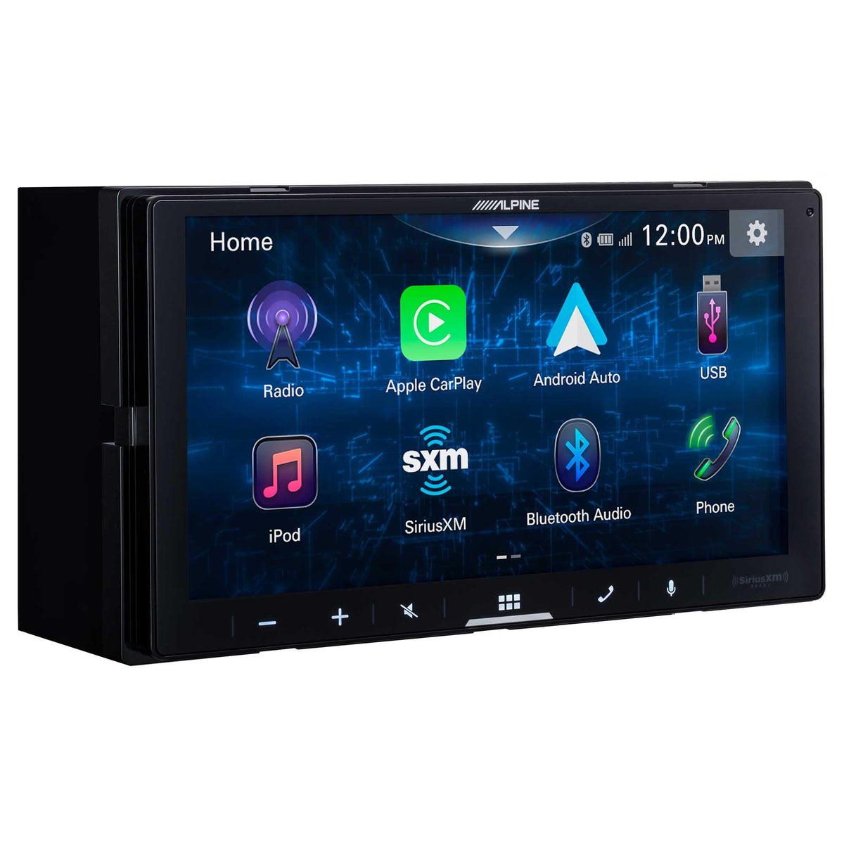 Alpine iLX-W670 Digital Multimedia Receiver with CarPlay and Android Auto Compatibility