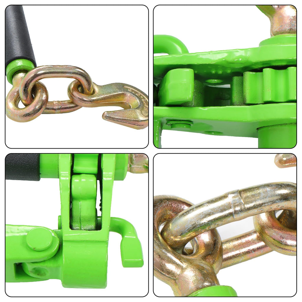 waltyotur 4PCS Foldable Chain Binder 5/16"-3/8" G70 7100lbs