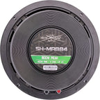 Sky High Car Audio Package Deal 2 MRB84 8" Midrange Bullet Speakers & 2 TW1S Tweeters