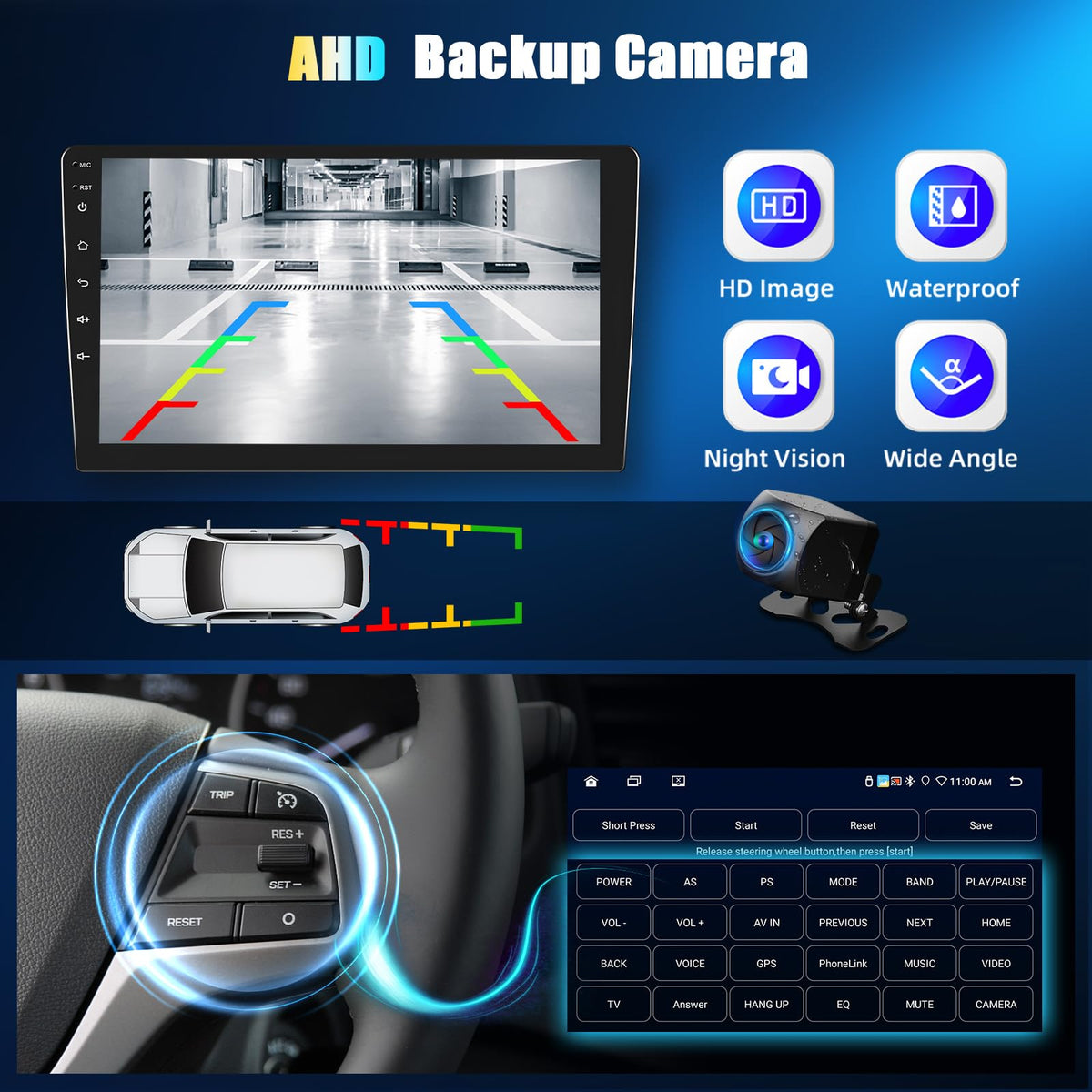 [6+128G] 8-Core Android 15 Car Radio Stereo for Honda Civic 2012-2015