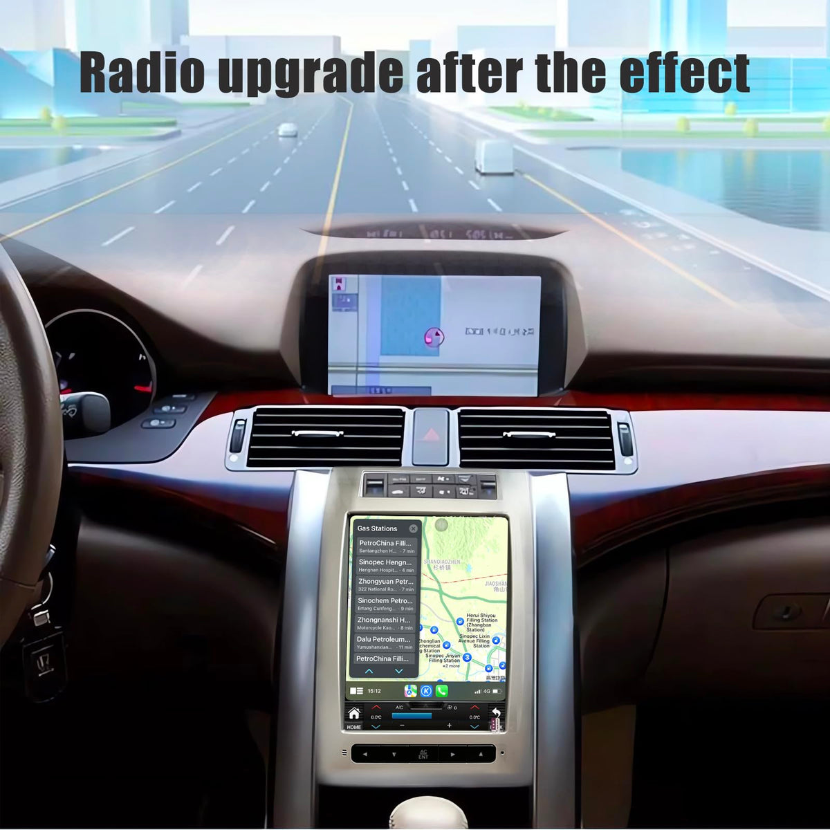 for Acura RL 2004-2012 Android 14 Radio Tesla Style 9.7-Inch IPS Touch Screen Stereo with Bluetooth 5.0 Carplay/Android Auto GPS Navigation for Car Multimedia Player with HD Rear-View Camera