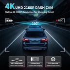 Front 4K Dash Cam for Ford Bronco & Raptor 2021-2024 (Not for Bronco Sport)