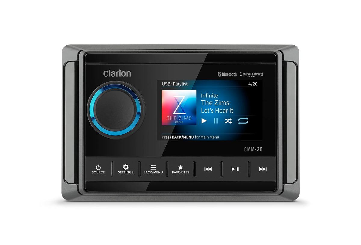 Clarion CMM-30 Source Unit SXV300m1 Satellite Radio Bundle