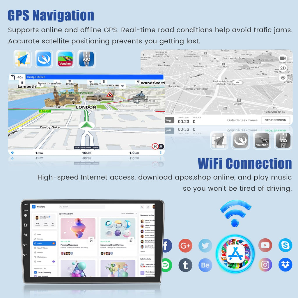 [8Core 6+128G]Android Car Radio for Jeep Compass Patriot 2010-2016 with GPS