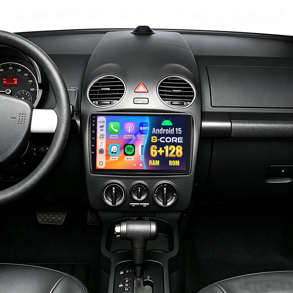 [DSP & EQ] 4+64G Android 15 Car Radio for VW Volkswagen Beetle 2004-2010