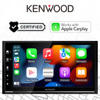 KENWOOD DMX8709S 6.8-Inch Capacitive Touch Screen, Car Stereo, Wireless CarPlay and Android Auto, Bluetooth, AM/FM Radio, MP3 Player, USB Port, Double DIN, 13-Band EQ, SiriusXM