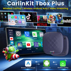 Carlinkit Tbox Plus CarPlay AI Box, Wireless 8GB+128GB Android Aibox