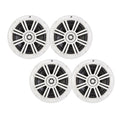 KICKER 6.5" Marine Speakers (2 Pair) Charcoal Salt Water Grills OEM Replacement Speakers