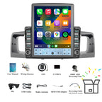 9.7" Android 15 Car Radio Compatible with Toyota Corolla 2003-2008(Non-J.B.L Version), Wireless CarPlay/Android Auto, 2G+64G, GPS, Bluetooth 5.1, Supprt Steering Wheel Control & Backup Camera