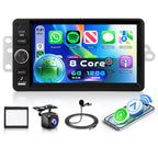 8 Core 6G+128G Android Car Stereo for Chevrolet Chevy Silverado Impala Tahoe GMC Sierra Yukon Hummer H2 with Wireless CarPlay Android Auto, 7” Car Radio GPS WiFi SWC BT Backup Camera
