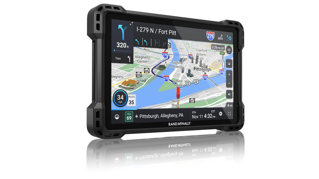 Rand McNally GPS Tablet, 6 Inch, Truck Navigation, Android, Real-Time Traffic, Fleet Management, RANDTAB6