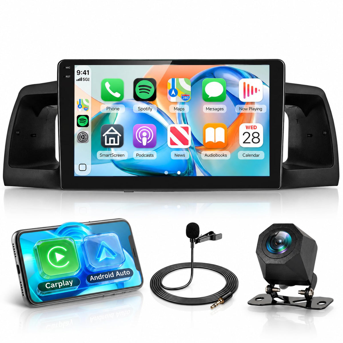 Rimoody 8 Core 6G+128G Android 15 Car Stereo for Toyota Corolla 2007-2012