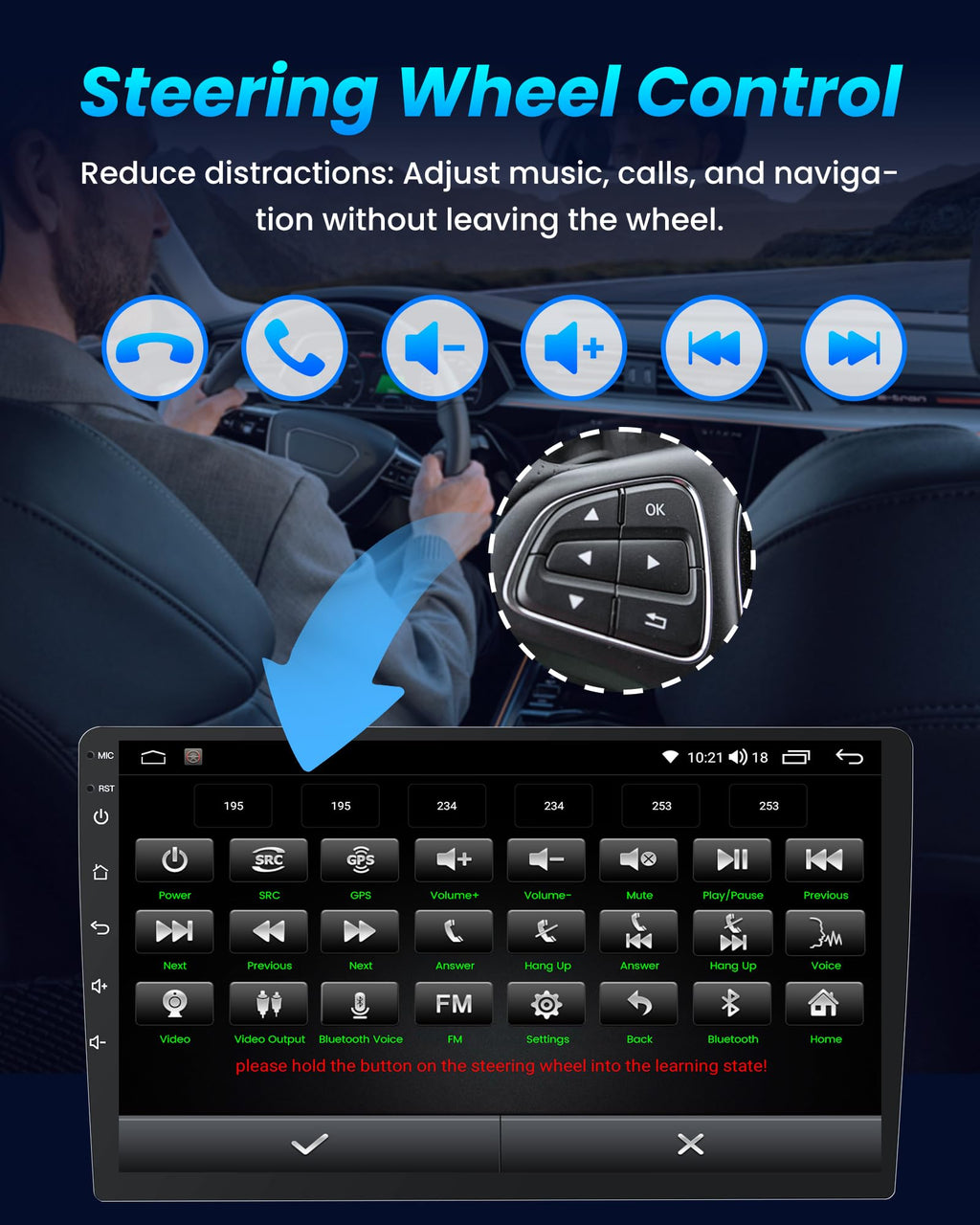 8 Core 32G ROM Car Radio for Toyota Corolla 2014-2016: Upgrade Android 15
