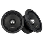 Orion XTRPRO XPM654MBF High Performance 6.5” Mid-Bass Bullet Loudspeakers, 1600W Max Power, 400W RMS, 4 Ohm, 2” Voice Coil - Pro Car Audio Stereo, Midrange Speakers (Pair)