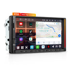 V10 10" Android Double Din Car Stereo, 4G LTE,6G+128G, CarPlay&Android Auto