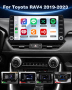 4+64G Upgrade Car Stereo Radio for Toyota RAV4 2019-2023