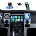 6G+128G 8-Core Android 15 Car Radio Stereo for Ford F150 F-150 2009 2010 2011 2012 with Wireless CarPlay Android Auto 9" IPS Touch Screen Head Unit with DSP GPS Bluetooth 5.0 WiFi FM AHD Backup Camera