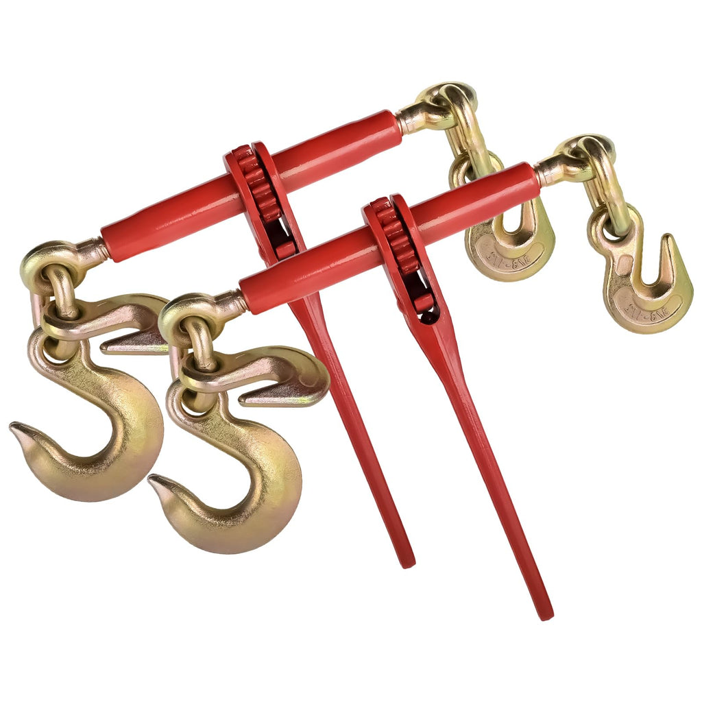 3/8-1/2" Ratchet Load Binder G70 9200Lbs for Flatbed Truck, 4 Pack