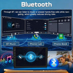 10" Android Car Stereo for Honda Pilot 2016-2019, Wireless CarPlay & Android Auto, Touchscreen GPS Navigation, Bluetooth, WiFi & Backup Camera, 4+64G