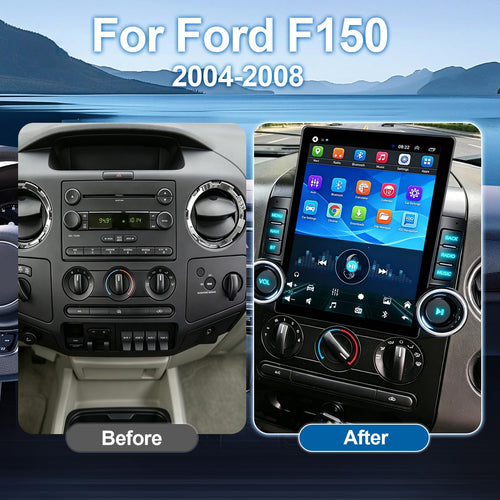 2+32G Android 15 Car Radio Stereo for Ford F150 2004 2005 2006 2007 2008