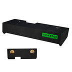 Chevy Silverado 2019-2026 Crew Cab and Double Cab 10" Dual Ground Shaker Subwoofer Enclosure Ported and Sealed (Green, 12" TW3)