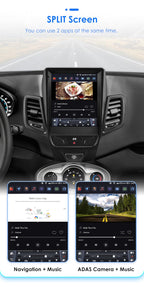 8 Core 6GB+64GB 9.7Inch HD Touchscreen Android 14 Stereo Car Radio Upgrade for Ford Fiesta 2009-2016 Wireless Carplay | Android Auto WiFi GPS Navigation Bluetooth 5.0 AM FM,SWC, Car Tablet