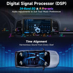 A5L 9" Android Double-DIN Car Stereo with 1080P Dashcam & Backup Camera