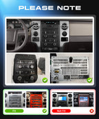 4G+128G Car Radio for Ford F150 2009 2010 2011 2012 with Wireless CarPlay Android Auto, 9 Inch Touchscreen Android Car Stereo with GPS WiFi Mirror Link SWC Bluetooth AM/FM EQ Backup Camera