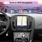 10.4" Vertical Car Stereo Radio for Ford Focus 2012-2018,Wireless CarPlay