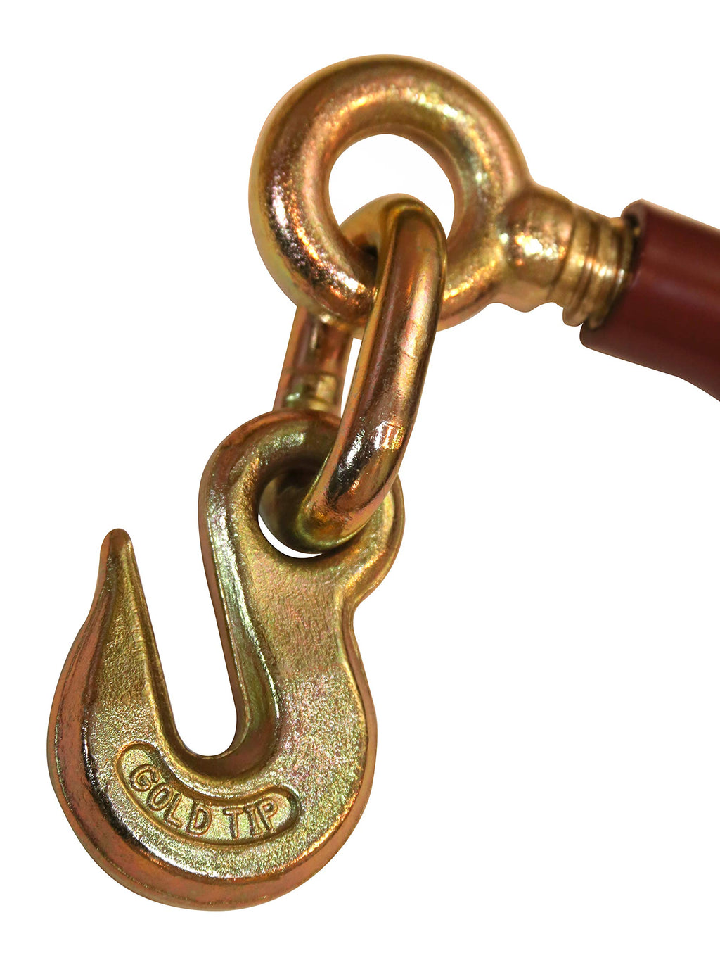 Gold-Tip Premium 3/8" Transport Tie Down Package - 4 Pack - Ratchet Binders & 10' FT Chains Grade 70