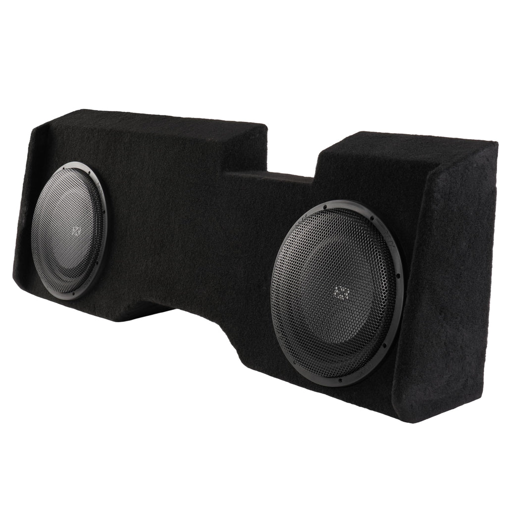 NVX Dual 12" Loaded Sub Box for Silverado/Sierra Crew Cab 2014-2018