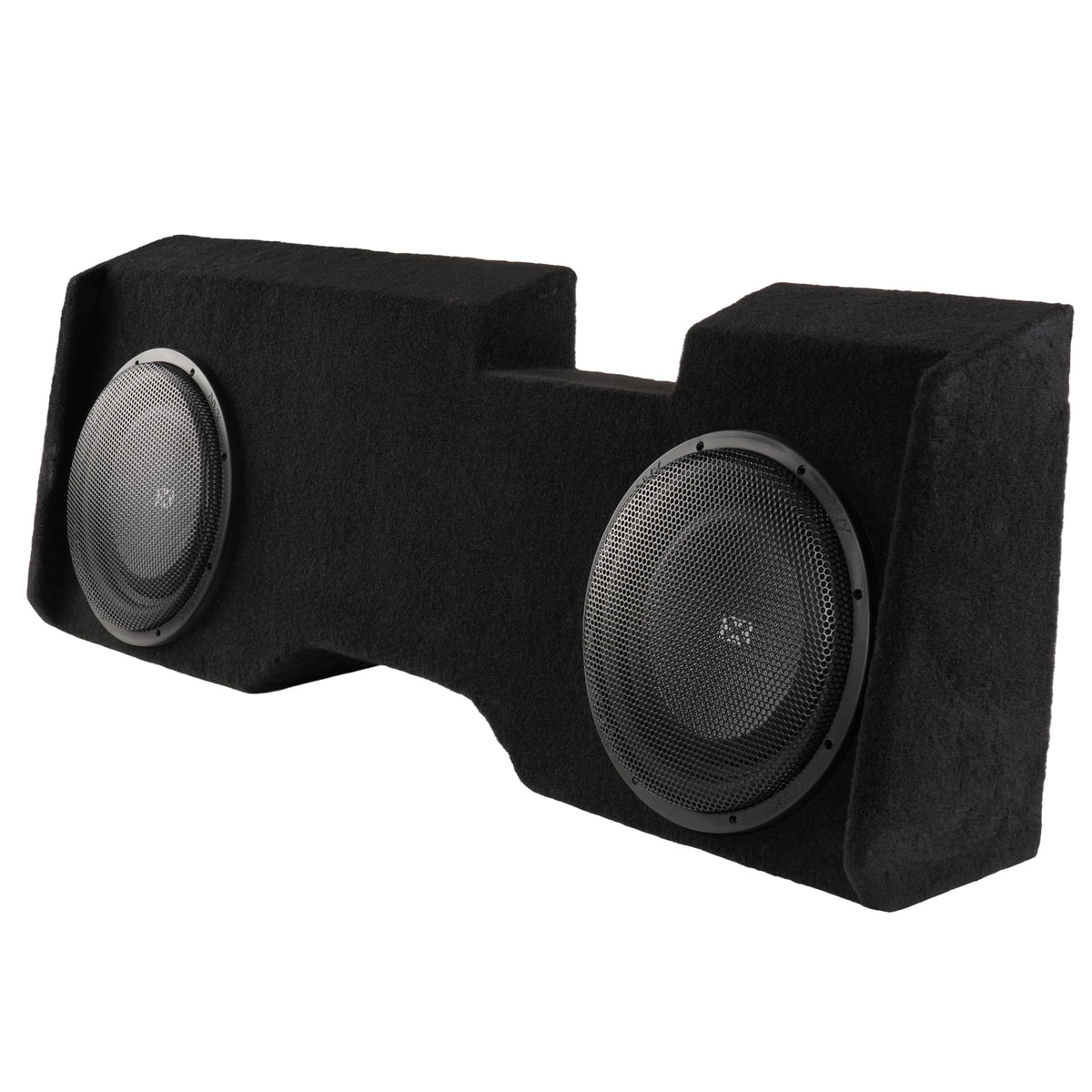 NVX Dual 12" Loaded Sub Box for Silverado/Sierra Crew Cab 2014-2018